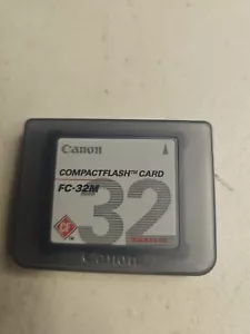 Canon 32MB FC-32M MEGABYTE CF Compact Flash Camera Memory Card - Picture 1 of 2