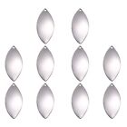  10 Pcs Leaf Charms Beads Stainless Steel Pendant Jewlery Accessories