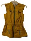 MATILDA JANE Shoot For The Stars Choose Your Own Path Vest Jacket SIZE 12 Yellow