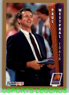 1992-93 Fleer NBA #184 Paul Westphal - Image 1 of 2
