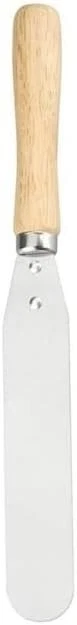 Cuchillo de paleta esparcidor de glaseado para pasteles suavizante decoración espátula mango de madera Foto 1 de 1