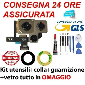 FOTOCAMERA POSTERIORE APPLE IPHONE 12 PRO MAX RETRO BACK CAMERA ORIGINALE - Imagen 1 de 4