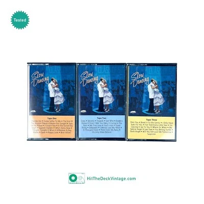 Slow Dancing Compilation Cassette Tapes 1991 Vol 1, 2, 3 Heartland 50s 60s - Image 1 of 4