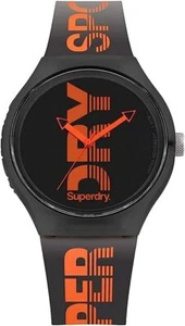 Superdry Montre Hommes Avec Silicone Bracelet (SYG189BO) Neuf + Emballage - Picture 1 of 1