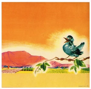 ORIGINAL 1930S CRATE LABEL VINTAGE CARTOON STOCK 9X9 CITRUS FRUIT ADVERTISING - Picture 1 of 1