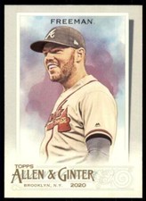 2020 Topps Allen and Ginter Base #47 Freddie Freeman - Atlanta Braves