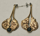 Boucles d'oreilles en bronze design nordique Eivind Hillestad Norge scandinave