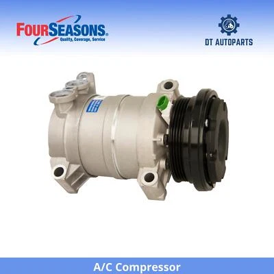 Compresor de aire acondicionado para Chevrolet Silverado 1500 1999-2002 4 estaciones 2000 2001 Foto 1 de 4