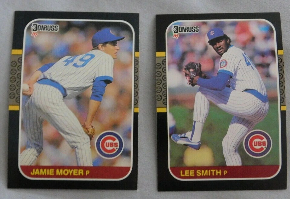 1987 Donruss Chicago Cubs Baseball Card Pick one - Image 1 of 1