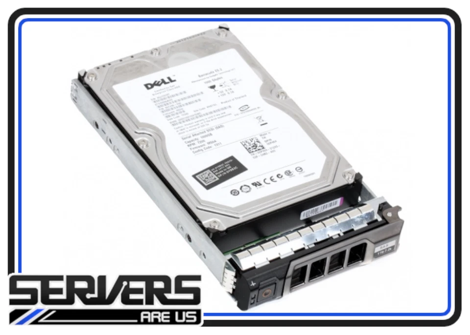 14X4H Dell 3-TB 6G 7.2K 3.5 SAS w/F238F - Image 1 of 1