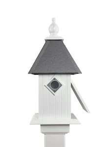 Cathedral Birdhouse Handmade Side Opening, Metal Predator Guards, Choose Roof C - Picture 1 of 17