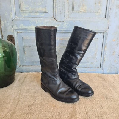 B5555 Alte Stiefel / Knobelbecher - Wehrmacht oder NVA - Soldaten Stiefel WW2 - Bild 1 von 4