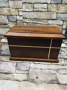 Aspen Studio The Memorials Cross Walnut Urn Real Walnut Wood - Picture 1 of 8