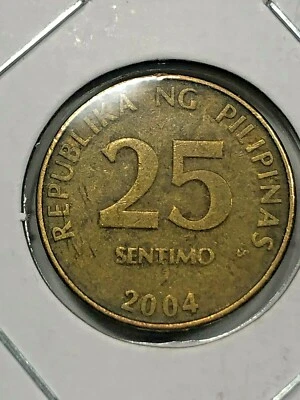 2004 Philippines 25 Sentimo Foreign Coin #574 - Image 1 of 2