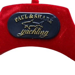 Vintage Paul & Shark Kleiderbügel rot beflockt - Bild 1 von 4