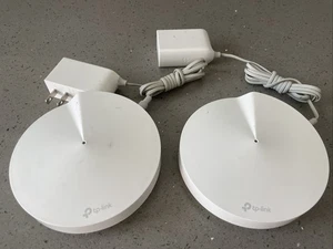 Mesh WiFi Routers, TP-Link Deco M5 White AC1300 2 Pack w/Cords - Picture 1 of 9