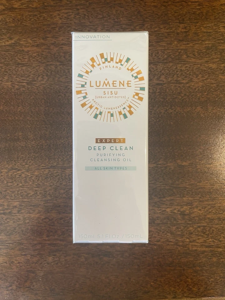 Aceite limpiador purificador Lumene Sisu Expert Deep Clean 5,1 OZ todo tipo de piel Foto 1 de 1