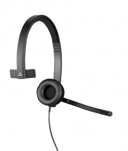 Logitech H570e Wired Headset Mono Headphones + Noise-Cancelling Microphone USB - Picture 1 of 4