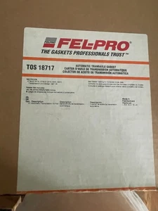 Fel-Pro TOS 18717 Transmission Oil Pan Gasket New Open Box - Foto 1 di 1