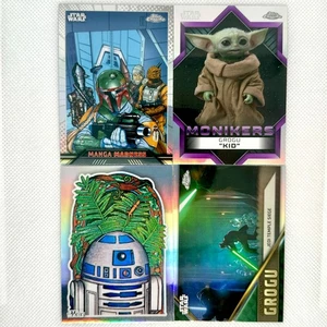 2023 Topps Chrome Star Wars Refractor Insert – You Pick – Buy 4 Save 25% - Picture 1 of 61