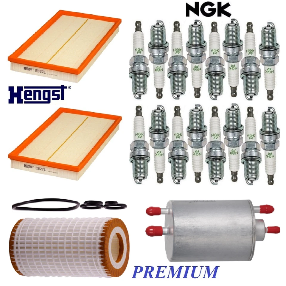 Tune Up Kit Filter Spark Plugs for Mercedes-Benz E55 AMG V8 5.5L 1999-2002 - Image 1 of 1