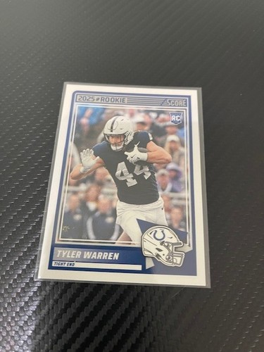 Tyler Warren 2025 Panini Score Football - Rookie #21 RC Indianapolis ...