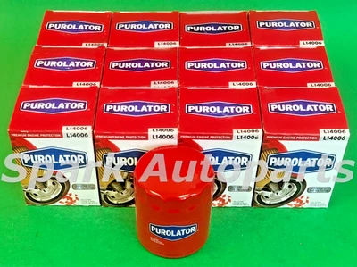 Estuche de 12 filtros de aceite de motor PUROLATOR L14006 para CHEVROLET, GMC, PH3506 Foto 1 de 3