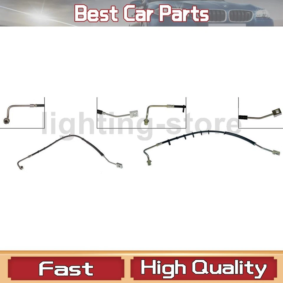 Línea de freno de manguera hidráulica de freno delantero 2 para Chevrolet C4500 Kodiak 2003-2009 Foto 1 de 4