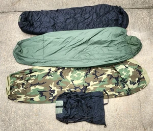 USGI 4-Piece Modular Sleep System MSS Woodland Gore-Tex Bivy Patrol Intermediate - Picture 1 of 6