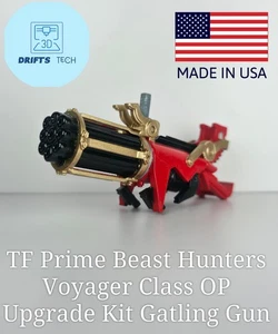TF Prime Beast Hunters Upgrade Kit Gatling Cannon for Voyager OP 3D Print DIY - Picture 1 of 8