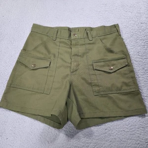 Boy Scouts Of America Shorts Mens 32 Green Outdoors Camp Cargo Inseam 5" - Picture 1 of 10