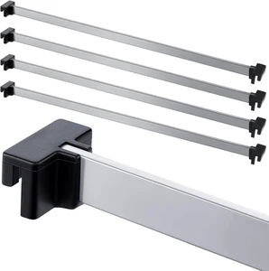 8 Stück Metall Hänge Trennschiene Klemmmappe 4 Stück Aktenschrank Schienen für Ha - Bild 1 von 12