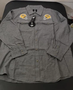 Darius Rucker NFL Green Bay Packers Button Up Shirt 2XL - Picture 1 of 10
