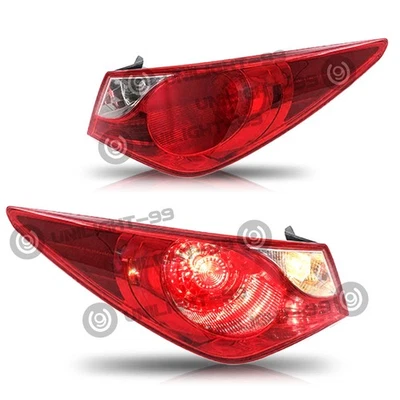 For Hyundai Sonata Tail Light Assembly 2011 2012 2013 2014 Pair Driver&Passenger - Image 1 of 4