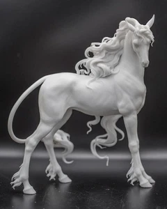 Model Horse Artist Resin Unicorn Sculpture / Figurine - Unpainted - Picture 1 of 7