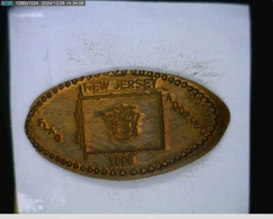 elongated coin New Jersey flag adopted 1896 73-448 - Picture 1 of 2