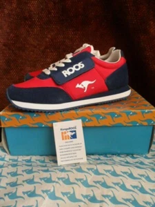 VINTAGE NEW KangaROOS Running Sneaker/Tennis Shoe Red/Blue Suede Women US 8.5  - Picture 1 of 15