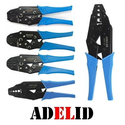 ADELID Crimpzange für Aderendhülsen Presszange 0,5-4/6-16/10-35/25-50mm²