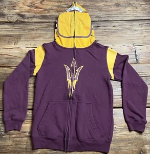 Youth Arizona State University ASU Hoodie With Helmet Hood Sz Youth MEDIUM 10/12 - Picture 1 of 9
