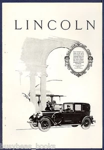 1926 LINCOLN advertisement, Lincoln Cabriolet, chauffeur - Foto 1 di 1