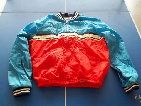 Rare Vintage 1980s Dominos Pizza Team delivery  Jacket LARGE Cover