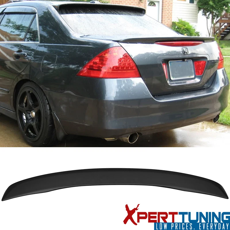 Fits 06-07 Honda Accord 4Dr Sedan OE Factory Style ABS Trunk Spoiler Wing Foto 1 de 4