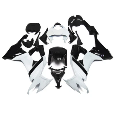 Carrocería de inyección para Kawasaki ZX10R Ninja 2008 2009 2010 carenados negro blanco Foto 1 de 4