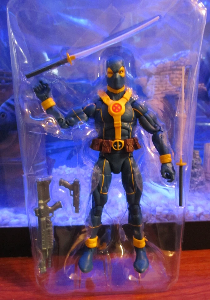 Marvel Legends 2020 BLUE SUIT DEADPOOL FIGUR lose 6" X-Men Strong Guy Wave - Bild 1 von 1