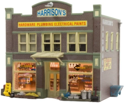 Woodland Scenics ~ HO ~ With LED ~ Harrisons Hardware ~ Built And Ready ~ BR5022 - Image 1 of 4