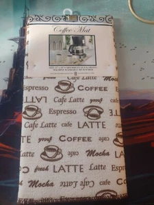 Estera de café de secado de microfibra, aprox 12" x 18", TAZAS DE CAFÉ COLORIDAS  - Imagen 1 de 2