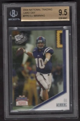2004 Eli Manning RC BGS 9.5 w/10's Unique PP NATIONAL TRADING CARD DAY Giants - Image 1 of 4