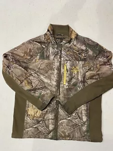 REALTREE Xtra Camouflage Softshell Jacket Size Large Fleece Lined Full Zip - Picture 1 of 14