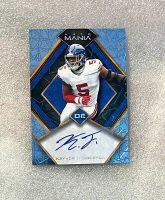 Kayvon Thibodeaux 1/3 Auto Mania Super Clean and Rare! - Image 1 of 2