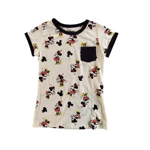 Disney Minnie Mouse Short Sleeve Pocket T-shirt Size M (10/12) - Picture 1 of 7